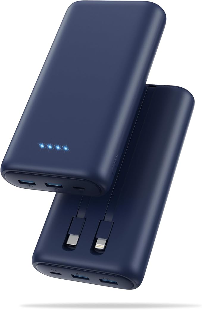 Portable Charger Power Bank 40, 800mAh 25W Fast Charging USB C Portable Charger by LanLuk