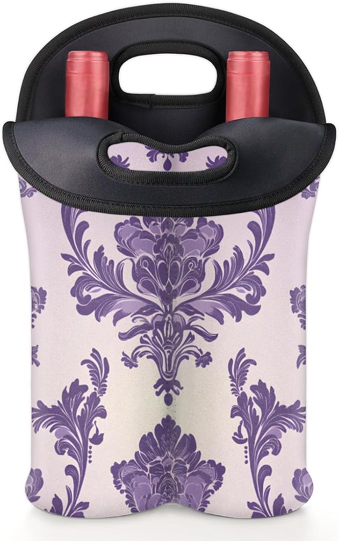 Neoprene Wine Tote, Bottle Carrier Gag Insulating Neoprene Thicker, Insulated - Image 5