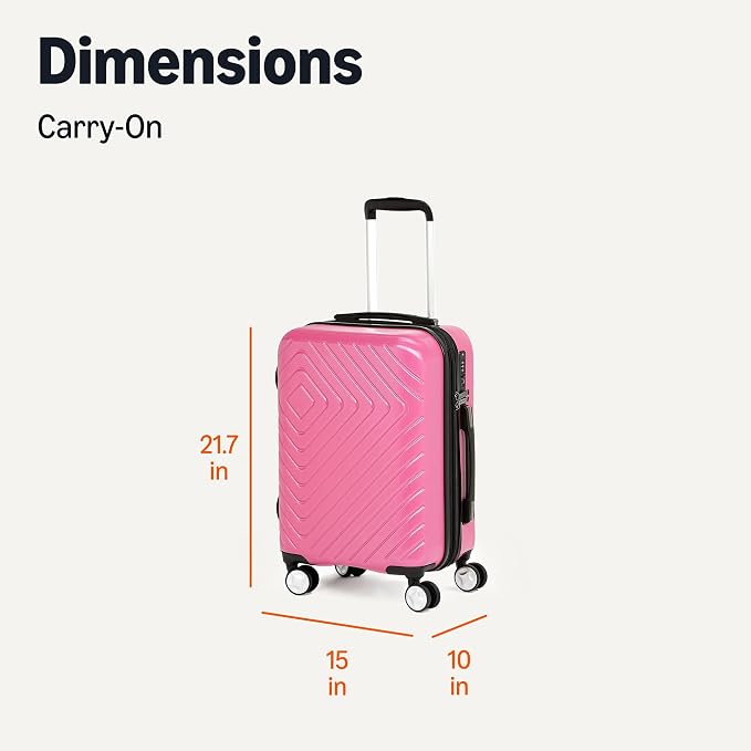 Amazon Basics 21" Hardside Carry-On Luggage - Image 6