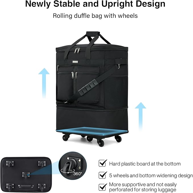 MILADA Expandable Luggage Bags for Travel Foldable Suitcase - Image 3