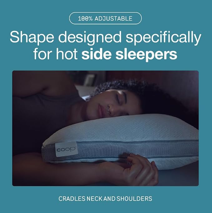 Coop Home Goods Cool+ Cut-Out Adjustable Pillow Queen - Image 4