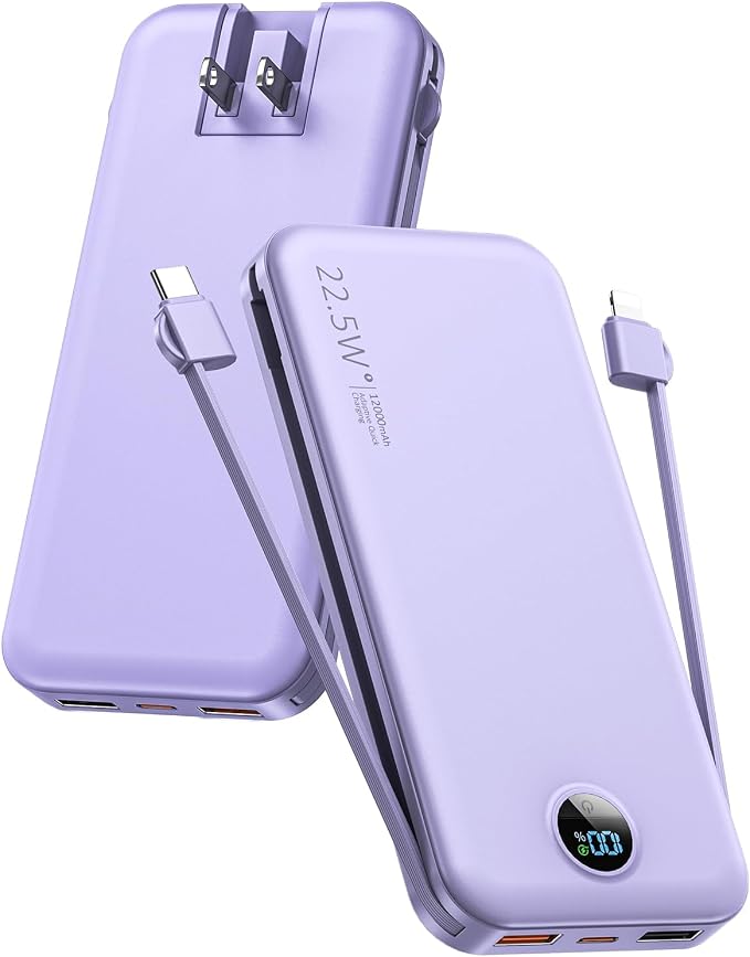 Portable Charger, 12000mAh 22.5W USB C Fast Charging Power Bank by CITICR