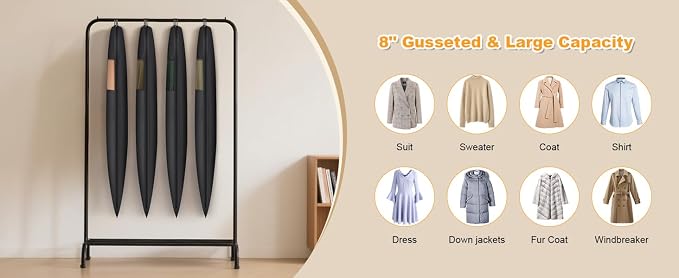 Syeeiex 54'' Space Saving Hanging Garment Bag - Image 8
