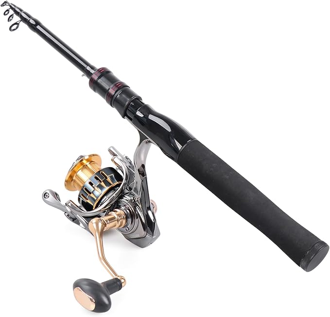 Telescopic Fishing Rod, Collapsible Fishing Rod Portable Spinning Pole - Image 4
