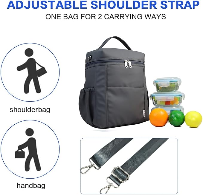 NOL Natural Organic Lifestyle Insulated Lunch Bags - Image 5