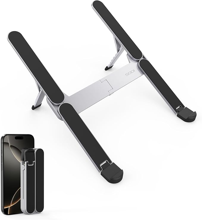 【Innovative & Ultra Compact】SODI Foldable Laptop Stand by SODI