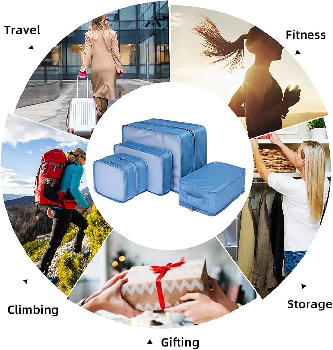 JJ POWER Travel Packing Cubes, Luggage Organizers - Image 4