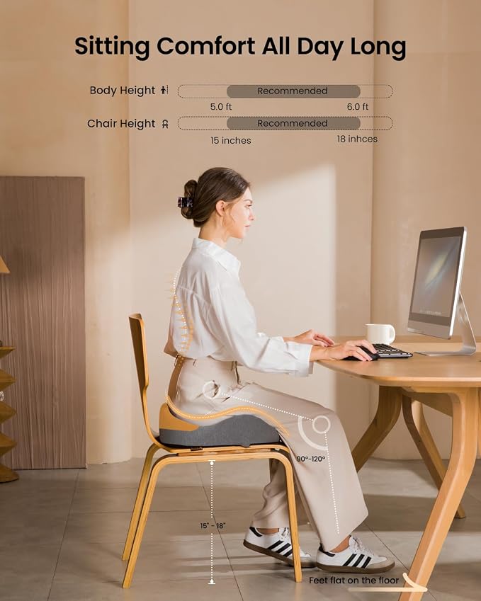 ProtoArc Seat Cushion, Office Chair Cushion - Image 4