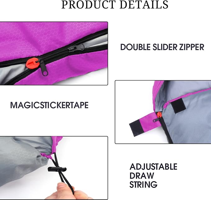 tuphen- Sleeping Bags for Adults Kids Boys Girls Backpacking Hiking Camping - Image 4