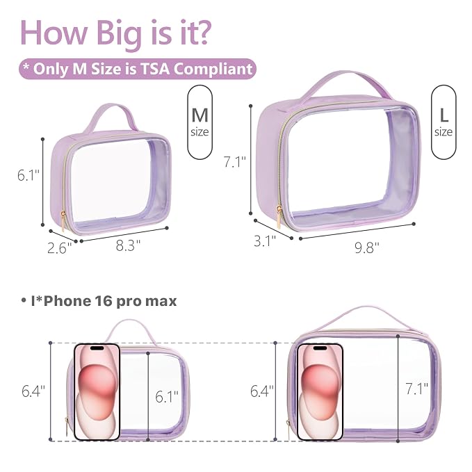 PACKISM Clear Makeup Bag - Image 3