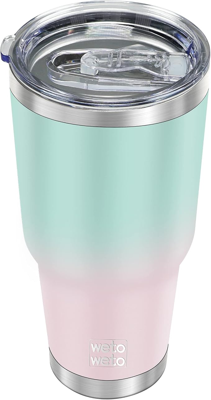 WETOWETO 30oz Tumbler, Stainless Steel Vacuum Insulated Water Coffee Tumbler Cup by Wetoweto