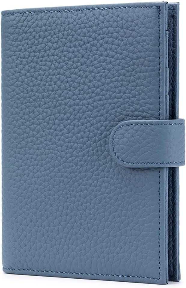 Slim RFID Leather Passport Holder by Genuineleatherwallet