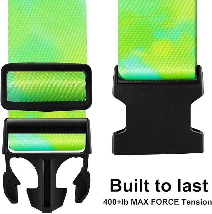 Luggage Straps for Suitcases TSA Approved-2 Pack Bright Personalized Luggage - Image 2