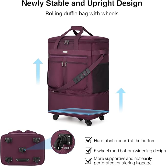 MILADA Expandable Luggage Bags for Travel Foldable Suitcase - Image 4