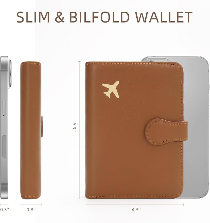 ZOPPEN Rfid Passport Holder for Travel, Passport Cover Wallet Case Travel - Image 3