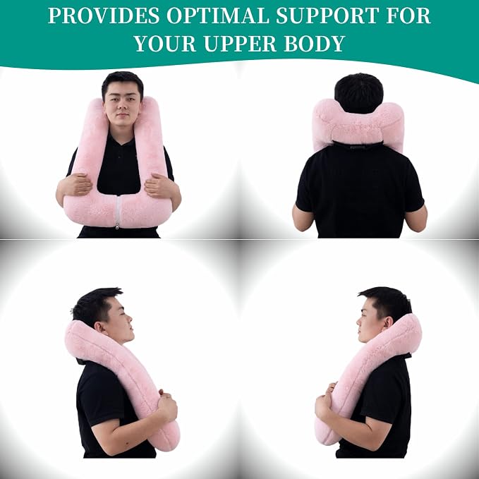 Travel Pillow Upgraded Version of Aircraft Travel Neck Pillow - Image 2