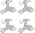 HOMOTEK 4 Pack Hinge Pin Satin Nickel Door Stopper, Adjustable Deluxe Heavy by HOMOTEK