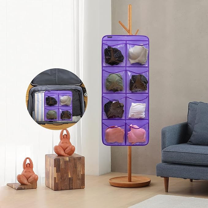 Dual-Sided Hanging Closet Organizer - Image 7