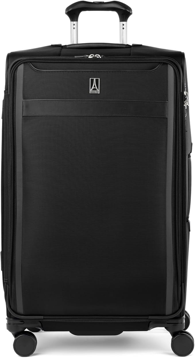 Travelpro VersaPack+ Lightweight Softside Expandable Checked Luggage, 8 Spinner by Travelpro