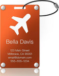 Personalized Luggage Tags: Custom Metal Luggage Tags by Kcule