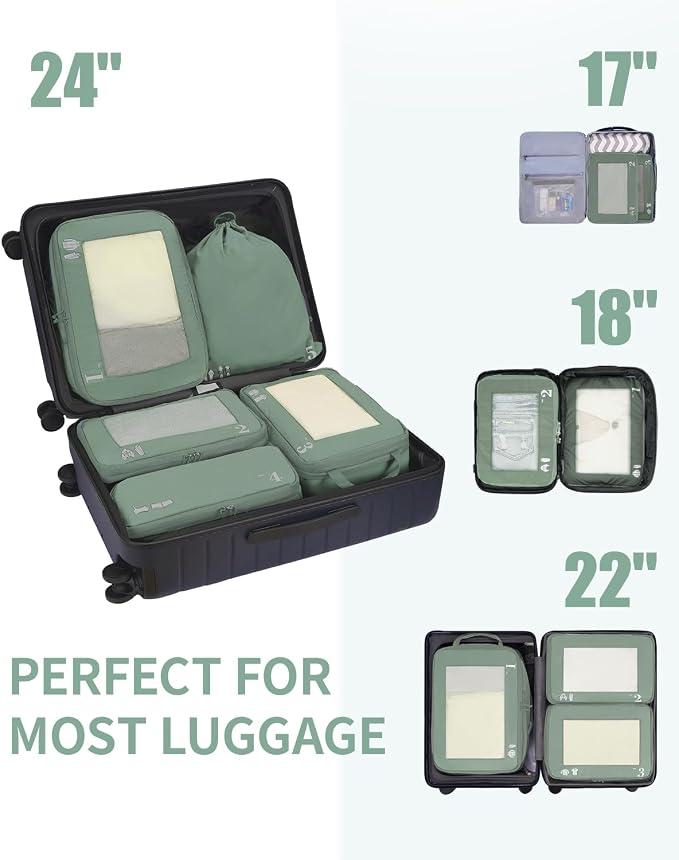 ECOHUB 5 Set Compression Packing Cubes - Image 7