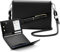 Real Leather Wallet RFID Blocking Passport Holder by Plinvo