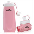 Collapsible Water Bottles, 20oz Reusable Silicone Foldable Water Bottle by Unknown