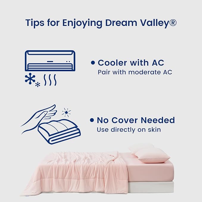 Dream Valley® Outlast® Cooling Comforter, Full/Queen, Blanket - Image 6