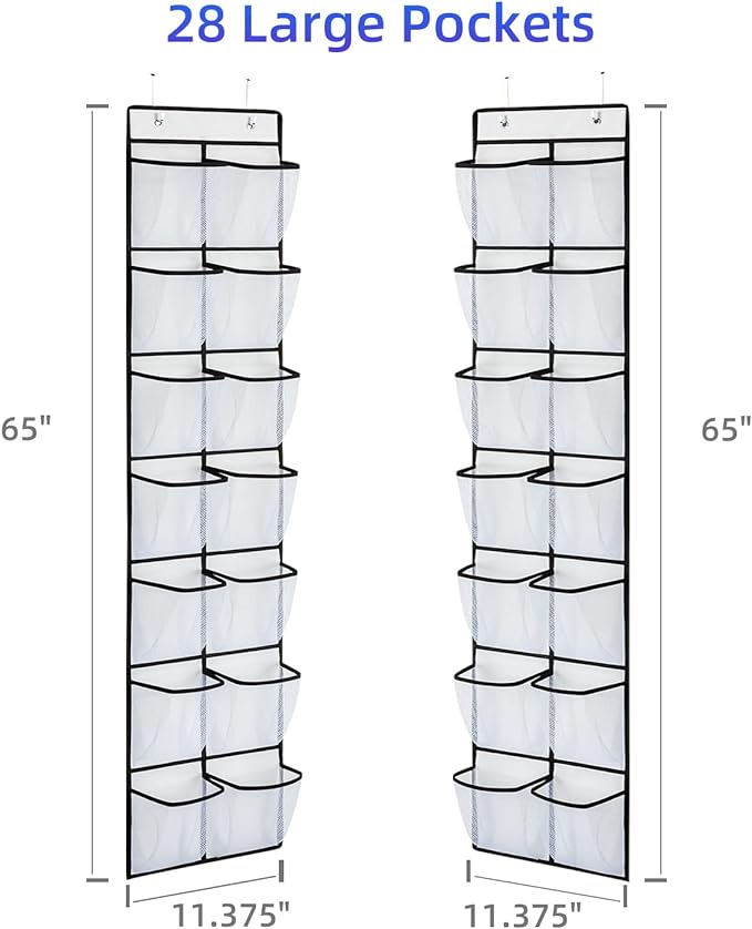 KEEPJOY Over the Door Shoe Organizer, Hanging Shoe Organizer - Image 2