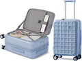 aji Expandable Top Opening Carry On Luggage Airline Approved, 20 Inch by AJIVALUESTYLISHQUALITY