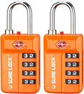 TSA Approved Travel Luggage Locks, Open Alert Combination Lock by LOCKDEPOT
