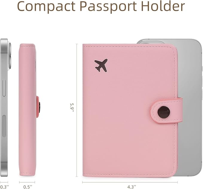 ZOPPEN Passport Holder Women, Passport Cover Travel Wallet Rfid Blocking - Image 5