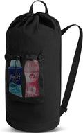 Canvas backpack laundry bag, laundry backpack by NAHADS
