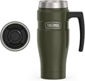 THERMOS Stainless King Vacuum-Insulated Travel Mug, 16 Ounce, Army Green by Thermos