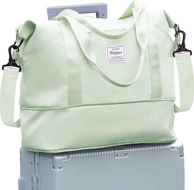 Travel Duffel Bag, Sports Tote Gym Bag, Shoulder Weekender Overnight Bag by WONHOX