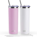 koodee 20 oz Skinny Tumbler Stainless Steel Double Wall Insulated Water Cup by koodee