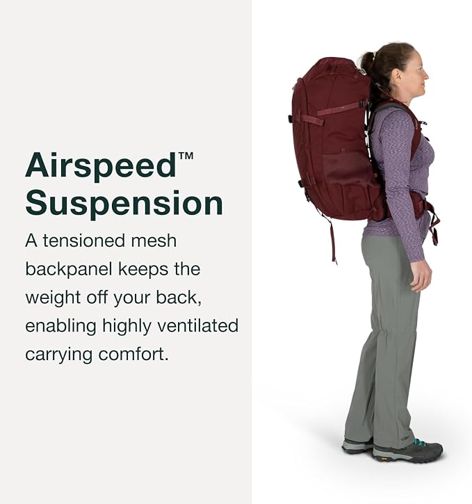 Osprey Fairview Trek 50L Women's Travel Backpack, Night Jungle Blue - Image 5