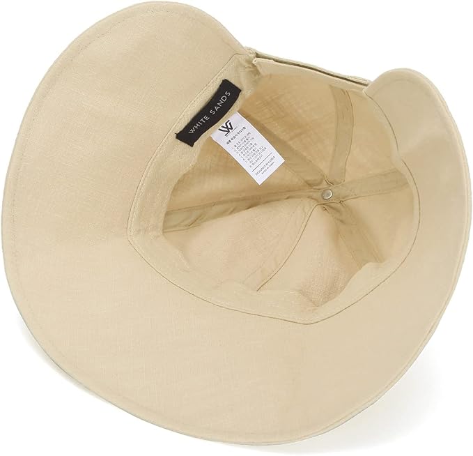 Linen Victorian Bonnet Hat Sun Cap, Foldable Summer Visor | New Katy - Image 7
