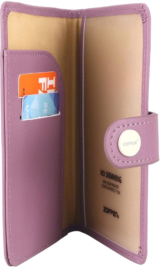 ZOPPEN Passport Holder Women, Passport Cover Travel Wallet Rfid Blocking - Image 4