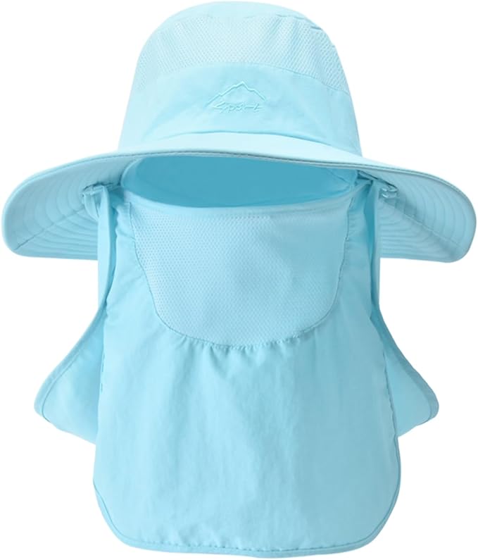 Sun Hats for Men Women Fishing Hat UPF 50+ Breathable Wide Brim Summer UV by Rosoz