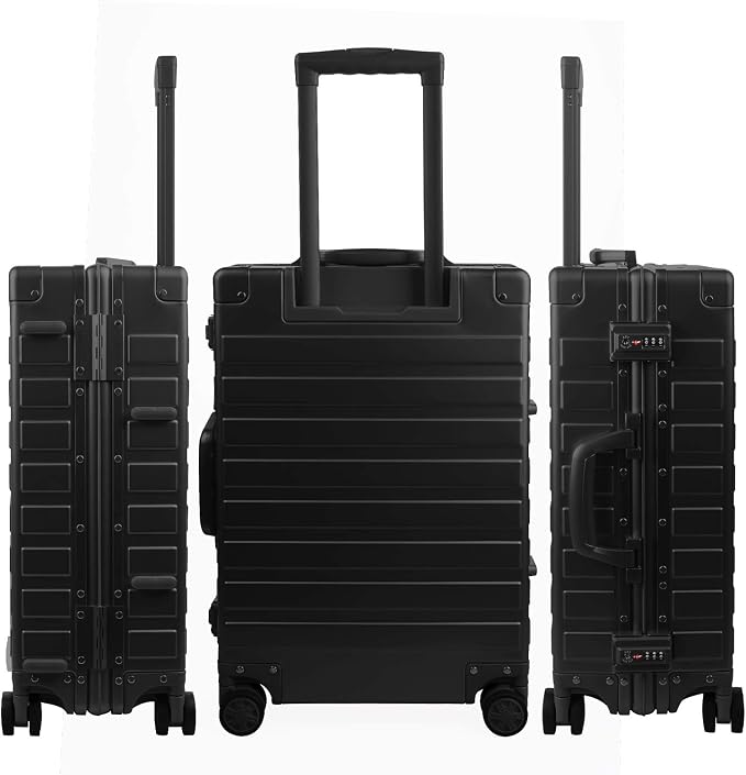 TRAVELKING All Aluminum Carry On Luggage - Image 2