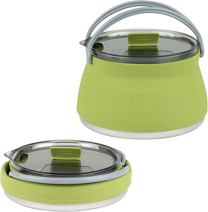 Restaurantware-Hi Tek 1 Liter Collapsible Camping Kettle, 1 Portable Cook Pot - by Restaurantware