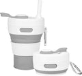 Silicone Collapsible Travel Mug Gray 15oz / 450ml by JSHYGOUP