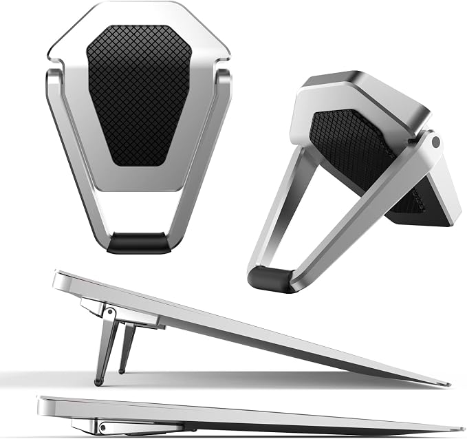 Laptop Stand for Desk, Portable Anti-Slip Keyboard Riser, Zinc Alloy Keyboard by ZELMINE