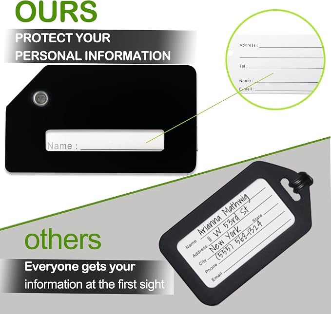 Luggage Tag 8 Pcak - Image 4