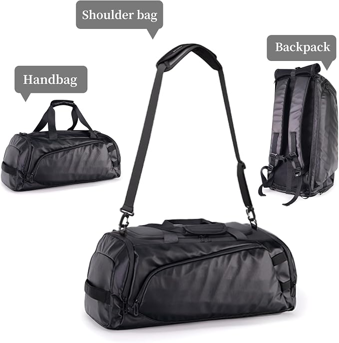 Duffle Bag for Travel, Carry on Gym Bag for Men, Waterproof Sport Bags - Image 3