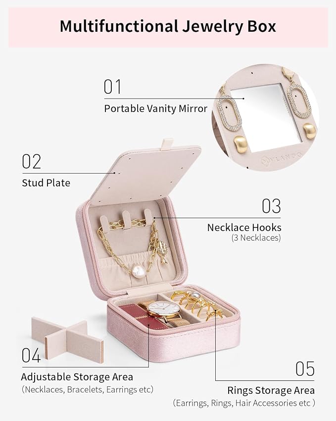 Vlando Travel Jewelry Organizer - Image 4
