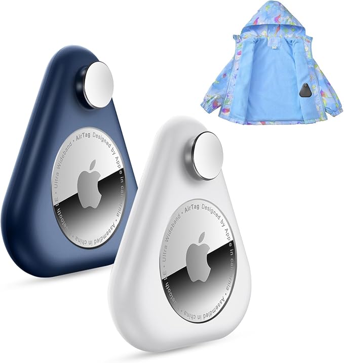 Airtag Holder for Kids Hidden 2 Pack Upgraded GPS Tracker Case, Anti-Removal by lulaven