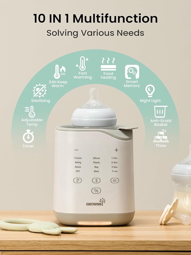GROWNSY Bottle Warmer, 2025 Fast Baby Bottle Warmer - Image 3