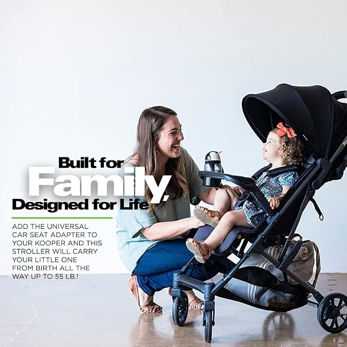 Joovy Kooper Lightweight Baby Stroller Featuring Removable, Swing-Open Tray - Image 5